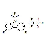2,8-Difluoro-5-(trifluoromethyl)-5H-dibenzo[b,d]thiophen-5-ium Trifluoromethanesulfonate