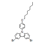 3,6-Dibromo-9-[4-(octyloxy)phenyl]-9H-carbazole