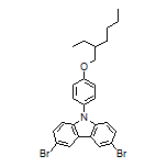 3,6-Dibromo-9-[4-[(2-ethylhexyl)oxy]phenyl]-9H-carbazole