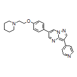 6-[4-[2-(Piperidin-1-yl)ethoxy]phenyl]-3-(pyridin-4-yl)pyrazolo[1,5-a]pyrimidine