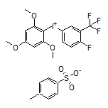 [4-Fluoro-3-(trifluoromethyl)phenyl](2,4,6-trimethoxyphenyl)iodonium Tosylate
