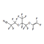 2,2,3,3-Tetrafluoro-3-[[1,1,1,2,3,3-hexafluoro-3-[(1,2,2-trifluorovinyl)oxy]propan-2-yl]oxy]propionitrile