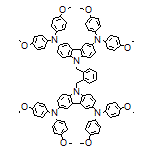 9,9’-[1,2-Phenylenebis(methylene)]bis[N3,N3,N6,N6-tetrakis(4-methoxyphenyl)-9H-carbazole-3,6-diamine]