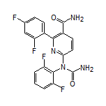 2-(2,4-Difluorophenyl)-6-[1-(2,6-difluorophenyl)ureido]nicotinamide
