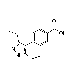 4-(3,5-Diethyl-4-pyrazolyl)benzoic Acid