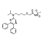 2-[4-[(5,6-Diphenyl-2-pyrazinyl)(isopropyl)amino]butoxy]-N-(methylsulfonyl)acetamide