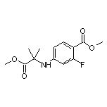 Methyl 2-Fluoro-4-[(1-methoxy-2-methyl-1-oxo-2-propyl)amino]benzoate