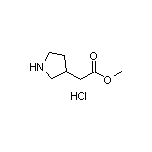 Methyl 2-(3-Pyrrolidinyl)acetate Hydrochloride