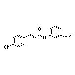 3-(4-Chlorophenyl)-N-(3-methoxyphenyl)acrylamide