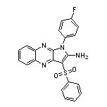 2-Amino-1-(4-fluorophenyl)-3-(phenylsulfonyl)-1H-pyrrolo[2,3-b]quinoxaline