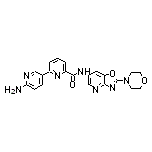 6’-Amino-N-(2-morpholinooxazolo[4,5-b]pyridin-6-yl)-[2,3’-bipyridine]-6-carboxamide