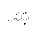 2-Amino-5-bromo-6-(difluoromethyl)pyridine