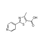 4-Methyl-2-(4-pyridyl)thiazole-5-carboxylic Acid