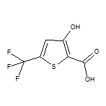 3-Hydroxy-5-(trifluoromethyl)thiophene-2-carboxylic Acid