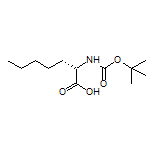 (S)-2-(Boc-amino)heptanoic Acid