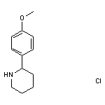 2-(4-Methoxyphenyl)piperidine Hydrochloride