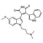 3-[1-[3-(Dimethylamino)propyl]-5-methoxy-1H-indol-3-yl]-4-(1H-indol-3-yl)-1H-pyrrole-2,5-dione