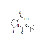 1-Boc-5-oxopyrrolidine-2-carboxylic Acid