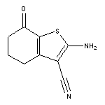 2-Amino-7-oxo-4,5,6,7-tetrahydrobenzo[b]thiophene-3-carbonitrile