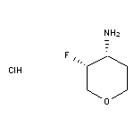 (3R,4R)-3-Fluorotetrahydro-2H-pyran-4-amine Hydrochloride
