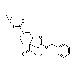 4-(Cbz-amino)-1-Boc-piperidine-4-carboxamide