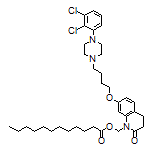 [7-[4-[4-(2,3-Dichlorophenyl)piperazin-1-yl]butoxy]-2-oxo-3,4-dihydroquinolin-1(2H)-yl]methyl Dodecanoate