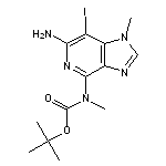 N4-Boc-7-iodo-N4,1-dimethyl-1H-imidazo[4,5-c]pyridine-4,6-diamine