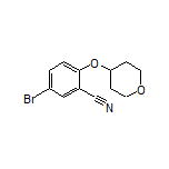 5-Bromo-2-[(tetrahydro-2H-pyran-4-yl)oxy]benzonitrile