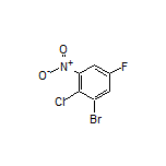 1-Bromo-2-chloro-5-fluoro-3-nitrobenzene