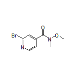 2-Bromo-N-methoxy-N-methylisonicotinamide