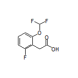 2-(2-(Difluoromethoxy)-6-fluorophenyl)acetic Acid