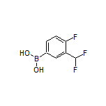 3-(Difluoromethyl)-4-fluorophenylboronic Acid