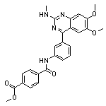 Methyl 4-[[3-[6,7-Dimethoxy-2-(methylamino)quinazolin-4-yl]phenyl]carbamoyl]benzoate