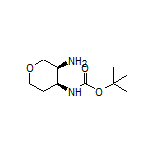 (3S,4S)-N4-Boc-tetrahydro-2H-pyran-3,4-diamine