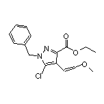 Ethyl 1-Benzyl-5-chloro-4-(2-methoxyvinyl)-1H-pyrazole-3-carboxylate