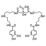 4-[[4-[[3-(3,4-Dihydroxybenzamido)propyl]amino]butyl]amino]-2-[2-[[4-[[3-(3,4-dihydroxybenzamido)propyl]amino]butyl]amino]-2-oxoethyl]-2-hydroxy-4-oxobutanoic Acid