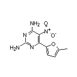 6-(5-Methyl-2-furyl)-5-nitropyrimidine-2,4-diamine