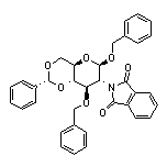 Benzyl 3-O-Benzyl-4,6-O-[(R)-benzylidene]-2-deoxy-2-phthalimido-beta-D-glucopyranoside