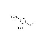 3-(Methylthio)cyclobutanamine Hydrochloride