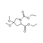 Diethyl 4,4-Dimethoxypyrrolidine-1,2-dicarboxylate