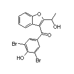 (3,5-Dibromo-4-hydroxyphenyl)[2-(1-hydroxyethyl)-3-benzofuryl]methanone