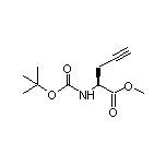 Methyl (S)-2-(Boc-amino)-4-pentynoate