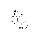 2-Chloro-3-(2-pyrrolidinyl)aniline