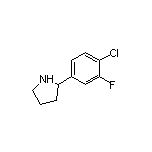 2-(4-Chloro-3-fluorophenyl)pyrrolidine