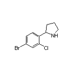 2-(4-Bromo-2-chlorophenyl)pyrrolidine