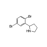 2-(2,5-Dibromophenyl)pyrrolidine