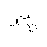 2-(2-Bromo-5-chlorophenyl)pyrrolidine