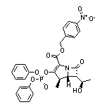 4-Nitrobenzyl (4R,5S,6S)-3-[(Diphenoxyphosphoryl)oxy]-6-[(R)-1-hydroxyethyl]-4-methyl-7-oxo-1-azabicyclo[3.2.0]hept-2-ene-2-carboxylate