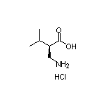 (R)-2-(Aminomethyl)-3-methylbutanoic Acid Hydrochloride