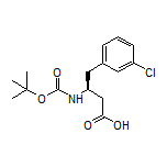 (S)-3-(Boc-amino)-4-(3-chlorophenyl)butanoic Acid